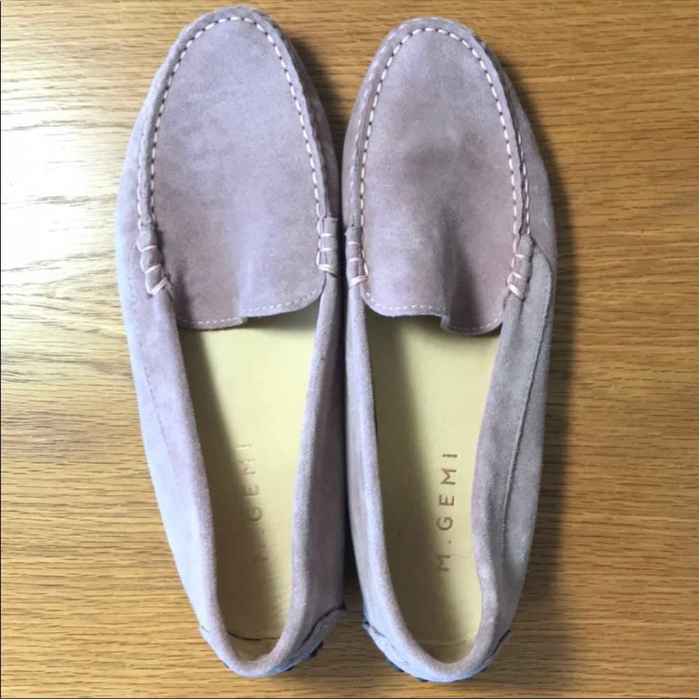 M. Gemi Felize pink flats driving moccasins 8.5 9